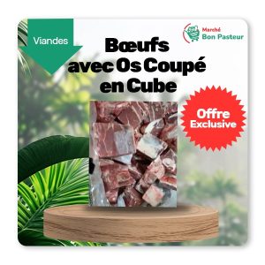 Boeuf avec os coupé